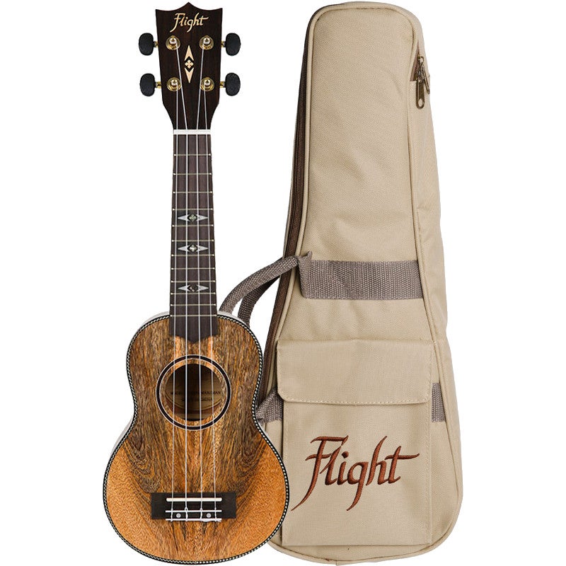 Flight Supernatural Series DUS450 Mango sopraan ukelele met gigbag