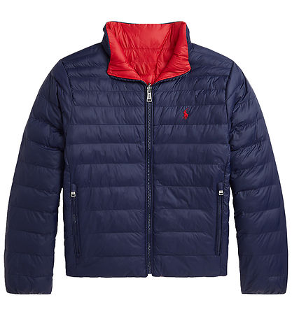 Polo Ralph Lauren Steppjacke - Umkehrbar - Navy/Rot