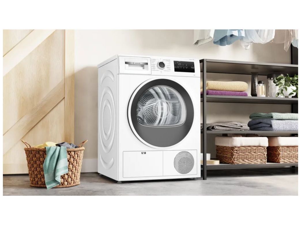 MÁQUINA DE SECAR ROUPA BOMBA CALOR BOSCH WTR83200ES BRANCO E 8KG