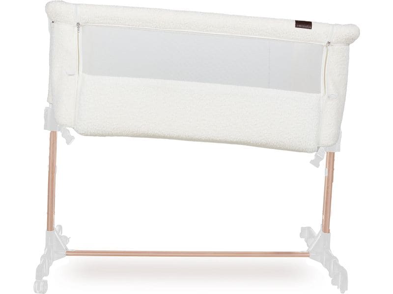 Quax Beistellbett Side-By-Side Cream Boucle Platzsparendes und bequemes Kinderbett