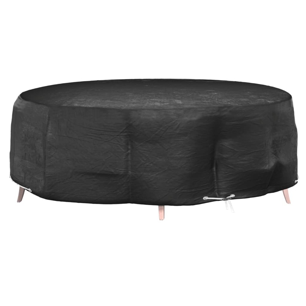 Housse pour salon îlot 10 œillets ø236x67 cm rond