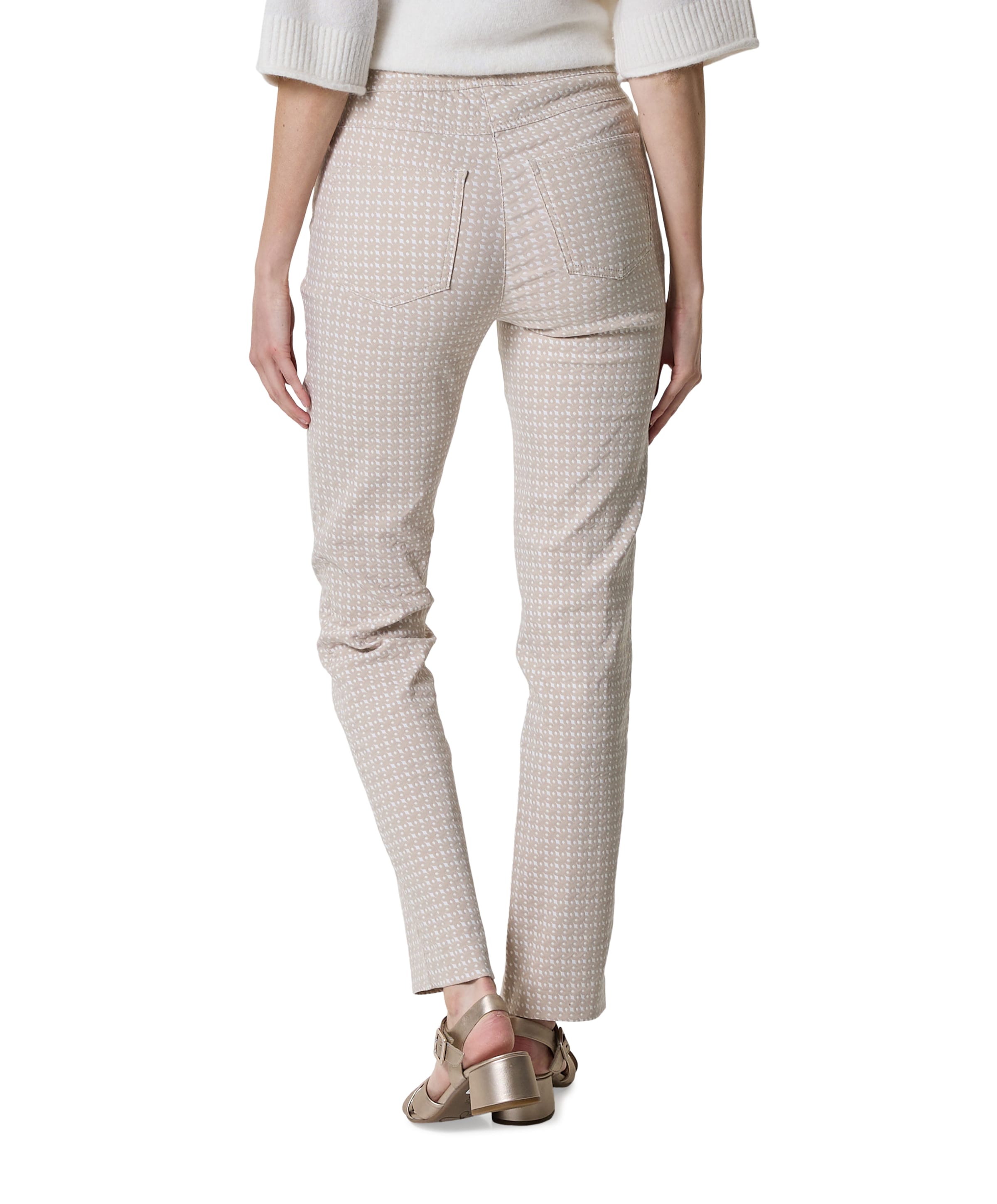 Relaxed by Toni Alice Zip dames broek beige