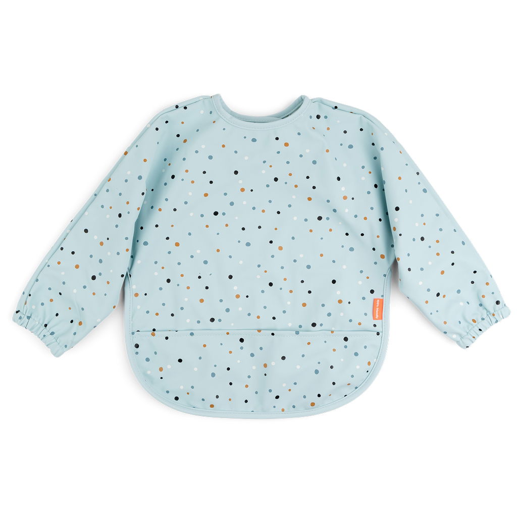 Done by DeerDone by Deer   Langarm Lätzchen mit Auffangschale light blue