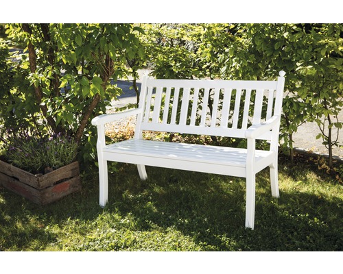 Blome Hohenzollern tuinbank, kunststof, 2-zits, wit