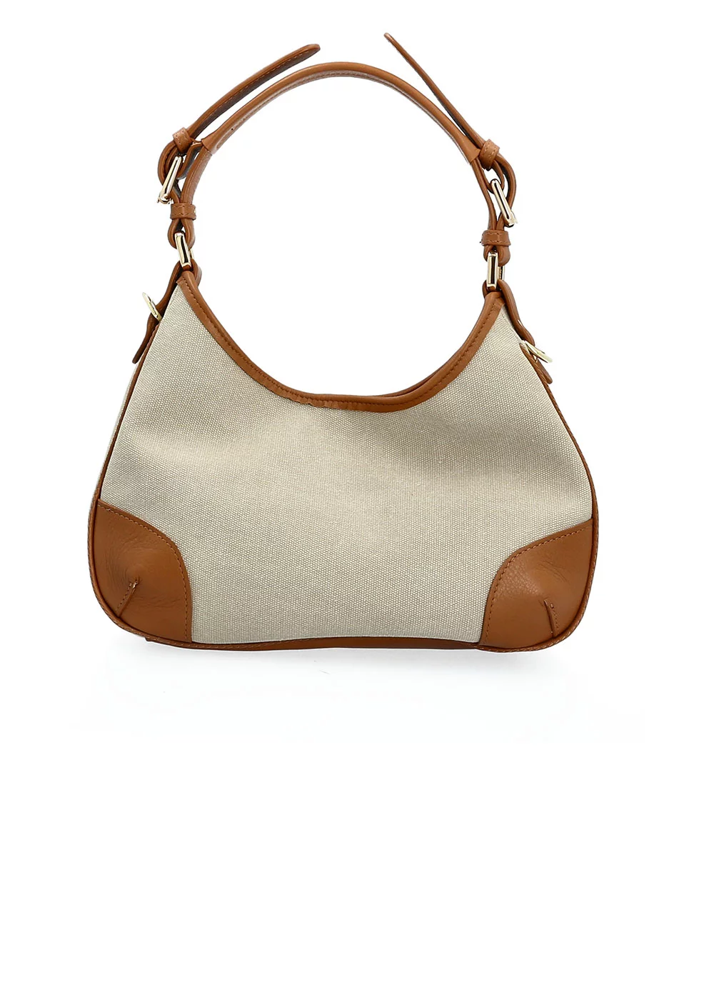 PORTE EPAULE WILLOWS TOILE ET CUIR GOLD