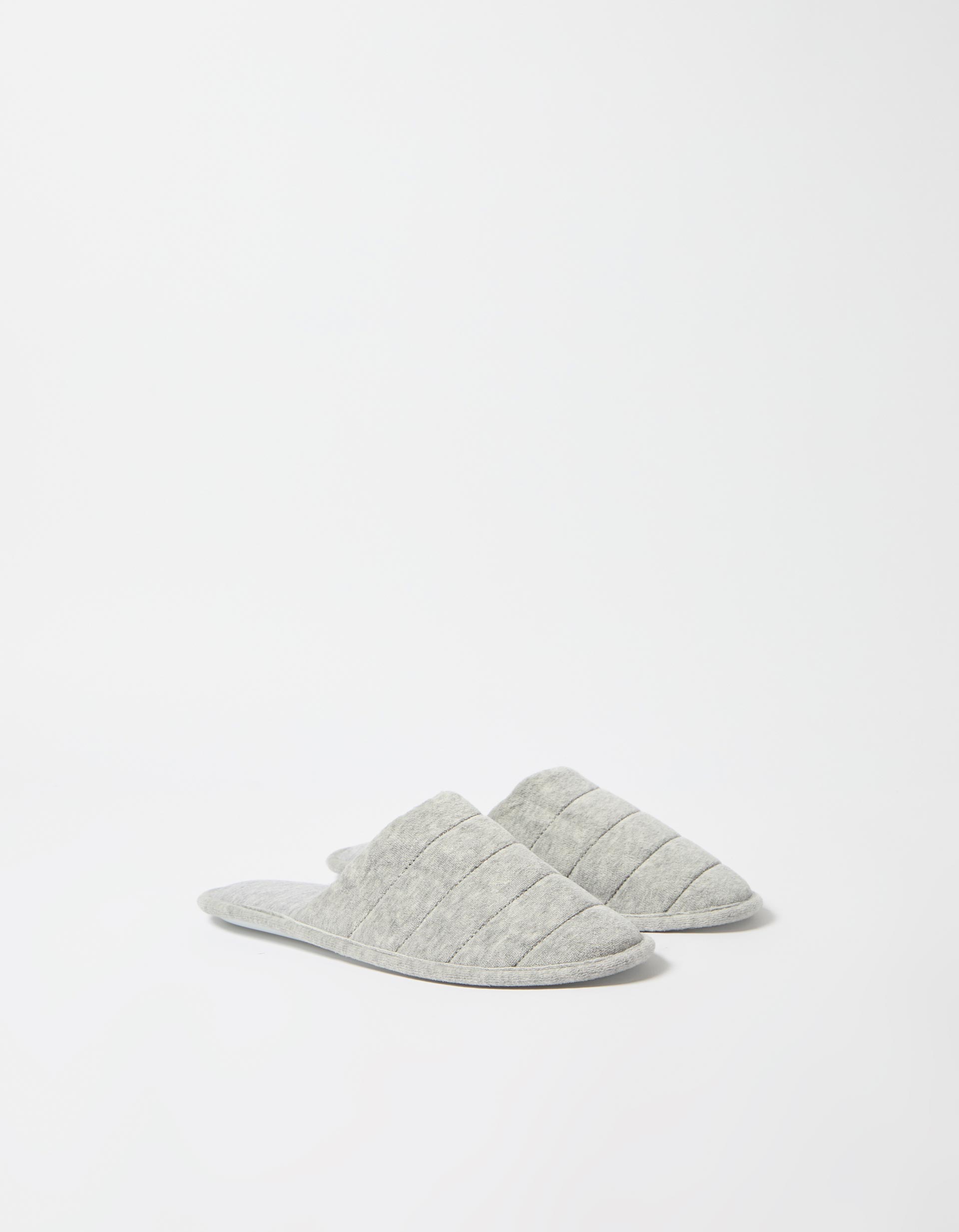 Chinelos de Quarto, Mulher, Cinzento