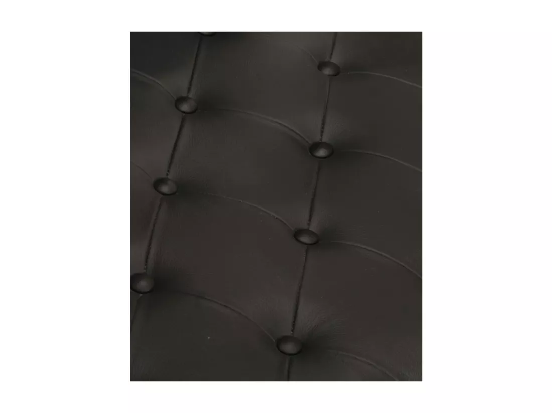 Fauteuil en style d'aviation Noir Cuir véritable