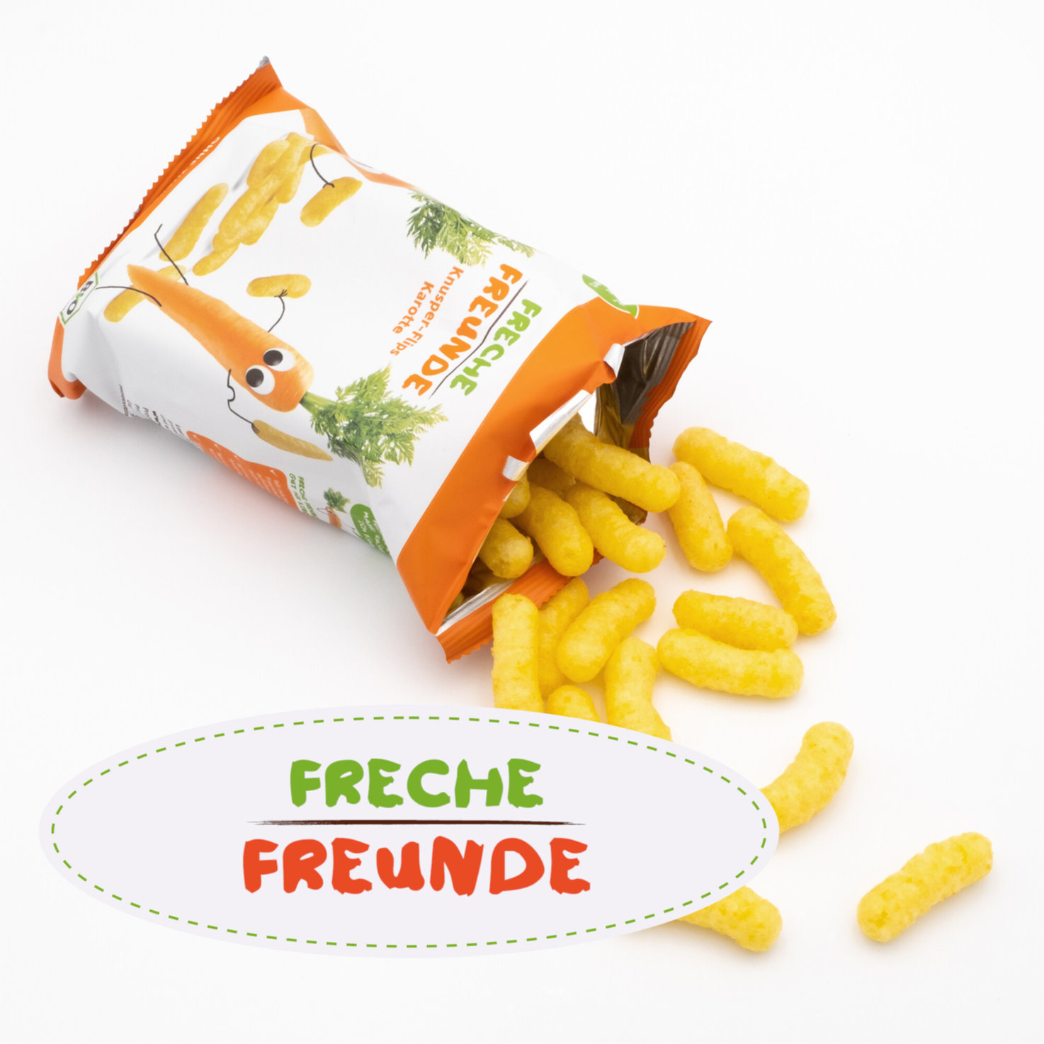 Freche Freunde Bio Knusper-Flips Karotte 12+ Monate