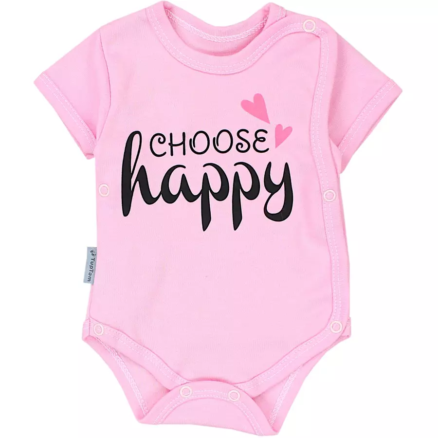 TupTam Baby Mädchen Kurzarm Wickelbody 5er Set apricot