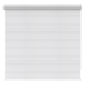 GAMMA duo rolgordijn lichtdoorlatend wit (kleurnr. 4500) 60x160 cm (bxh)
