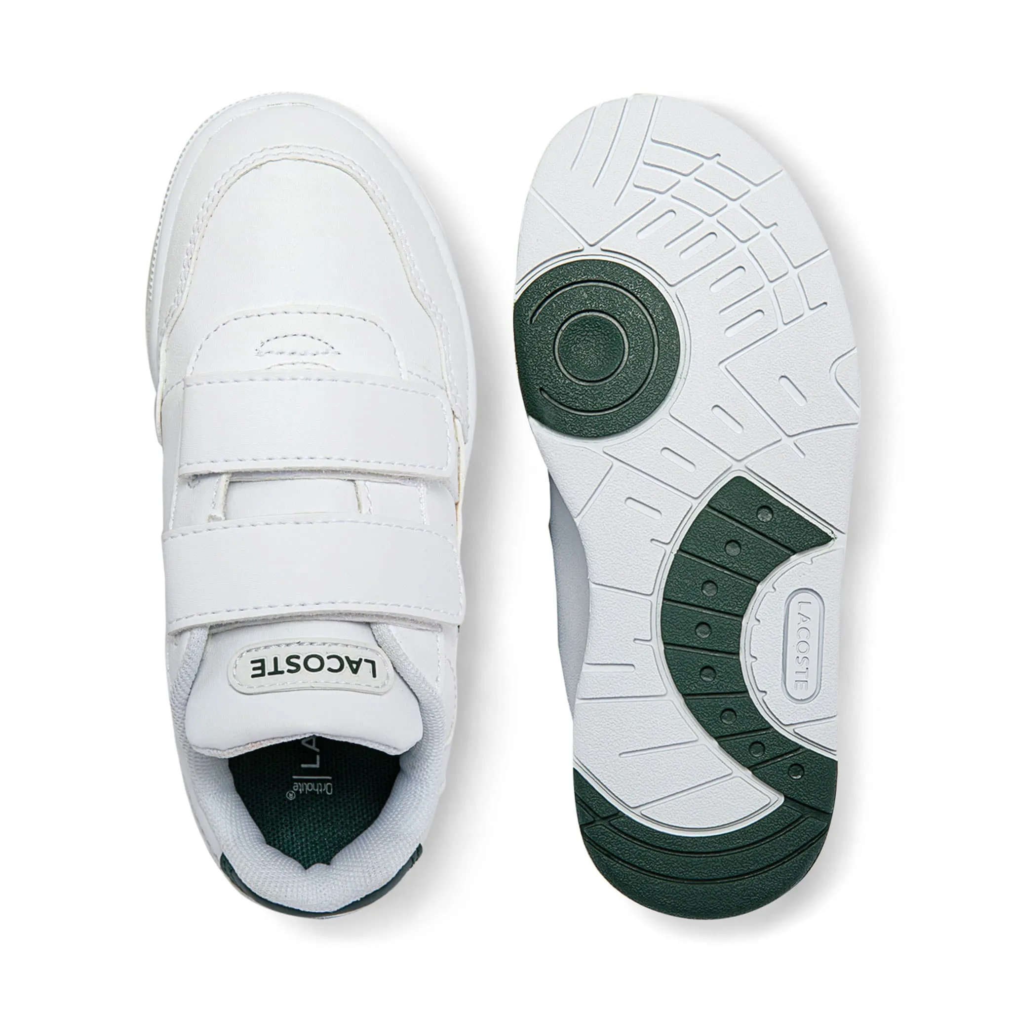 Lacoste Soulier T-Clip Blanc Pointures 4-10