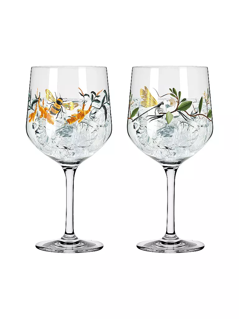 RITZENHOFF Ginglas 2er Set Botanic Glamour  #1 #2 Joyanne Horscroft bunt