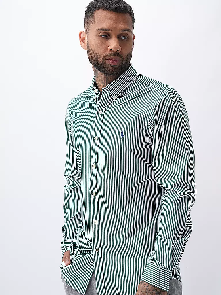 POLO RALPH LAUREN Hemd Slim Fit grün