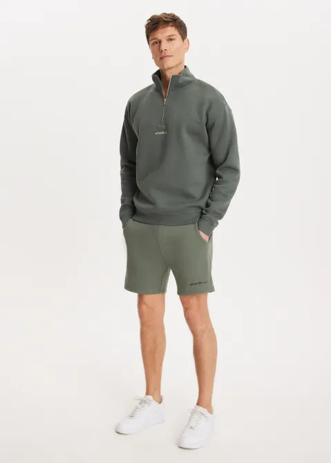 Brushed korte broek groen (GRN.O.D)
