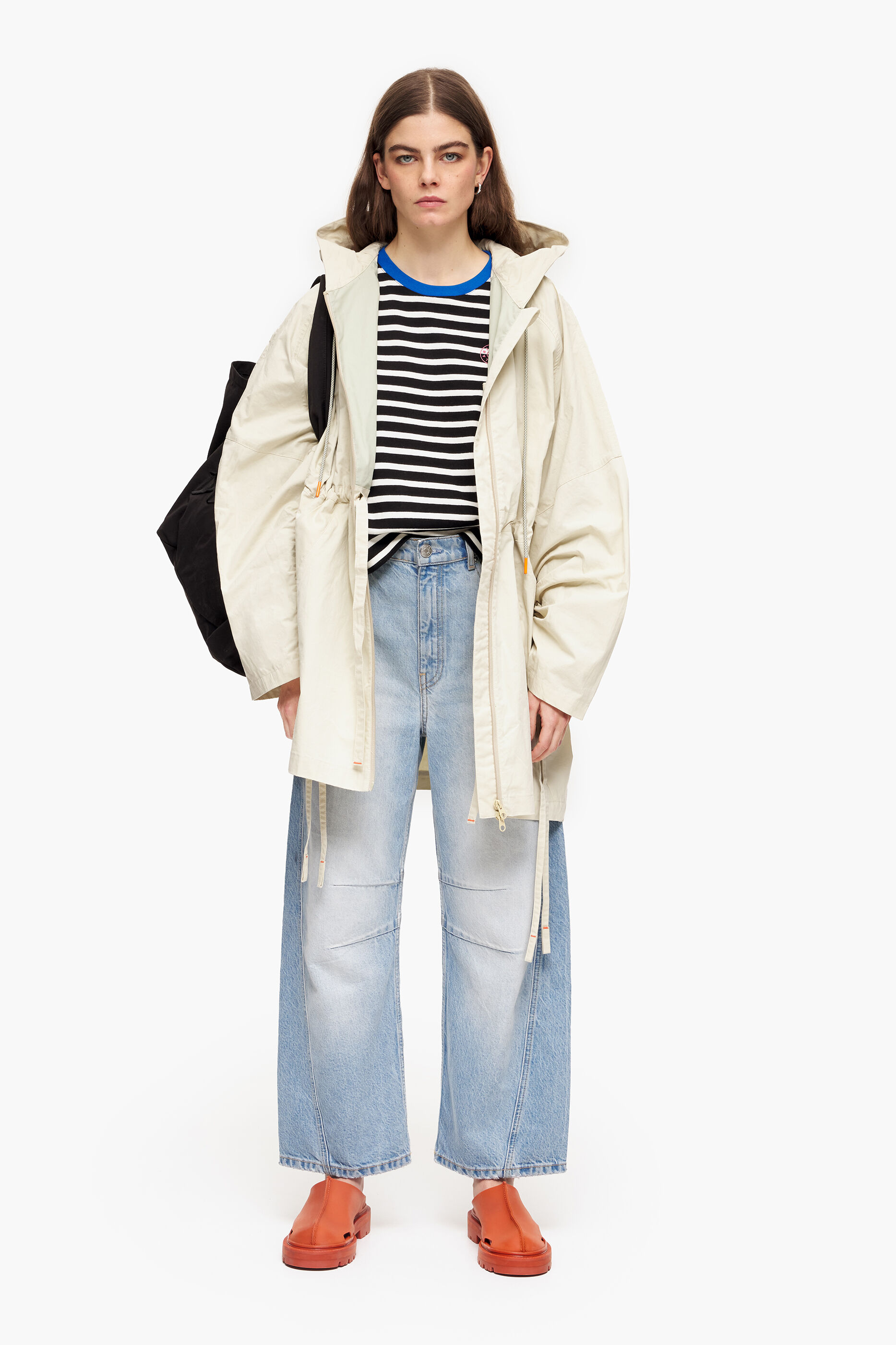 BARREL - Calça jeans reta azul-clara