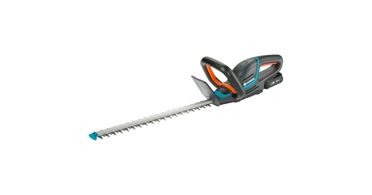GARDENAAccu heggenschaar ComfortCut 50/18V P4A set  (Grijs/turquoise, 14730-20, Accu inbegrepen)