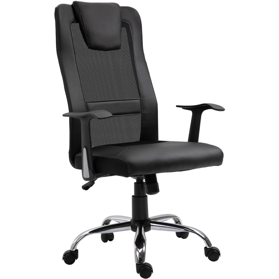Vinsetto Bürostuhl ergonomisch schwarz