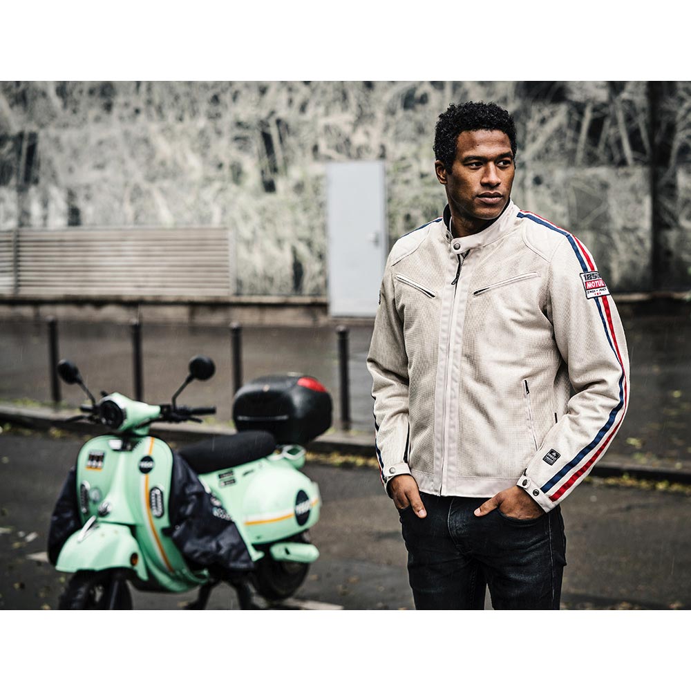 Helstons - Blouson Racing Air Motul Argent