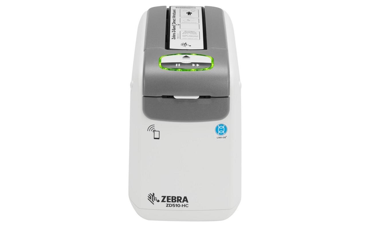 Armband-Drucker ZD510-HC (USB, LAN, BT, WLAN)<br>Armband-Drucker für den Einsatz im Gesundheitswesen