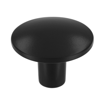 Knop Jelte zwart 30 mm