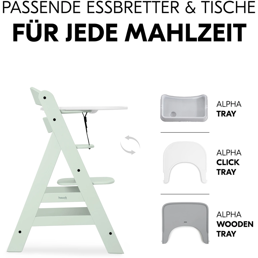 hauck Hochstuhl Alpha Plus Mint