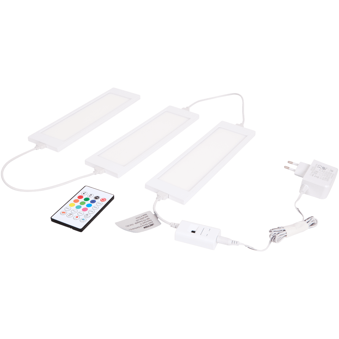 Baltimore led paneelverlichting 3 stuks | 25 x 7 cm