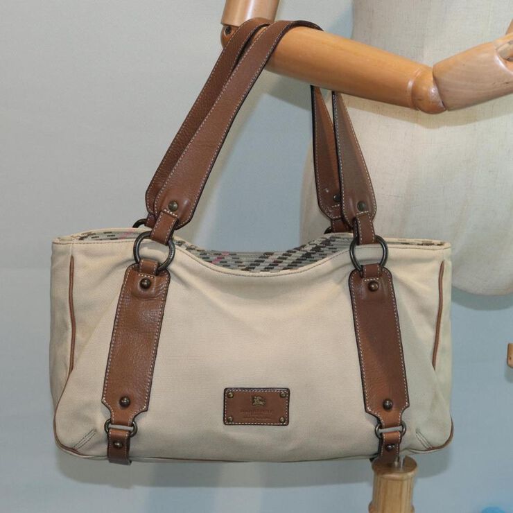 Burberry Vintage Burberry Tote Beige