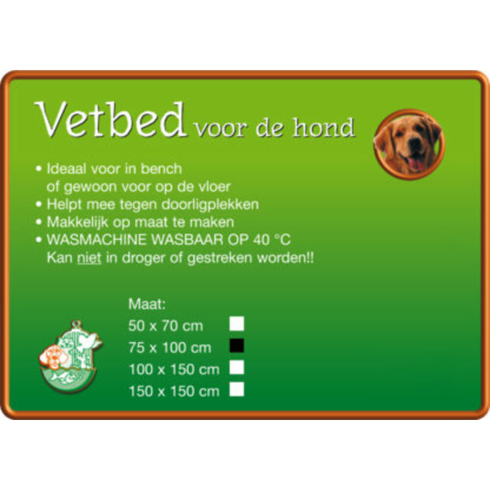 Boon Vetbed Grijs75 x 100 cm
