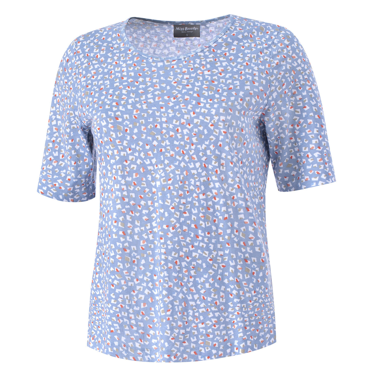 T-Shirt mit Allover-Print und Rundhalsausschnitt