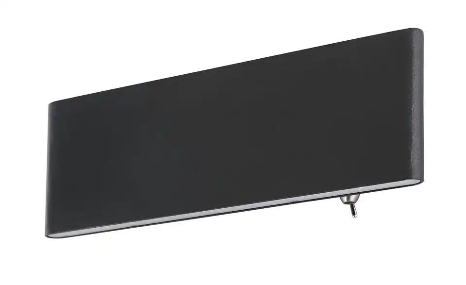 Wandleuchte 22,5 cm Weiß, Schwarz