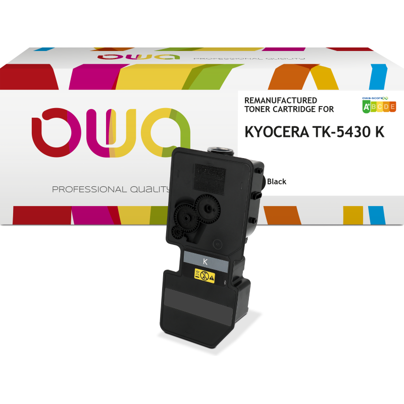 Toner remanufacturé OWA - standard - Noir - pour KYOCERA TK-5430 K