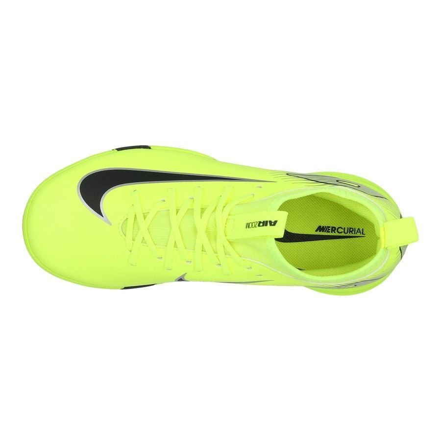 Nike Air Zoom Mercurial Vapor 16 Academy IC Mad Voltage - Jaune Fluo/Noir Enfant