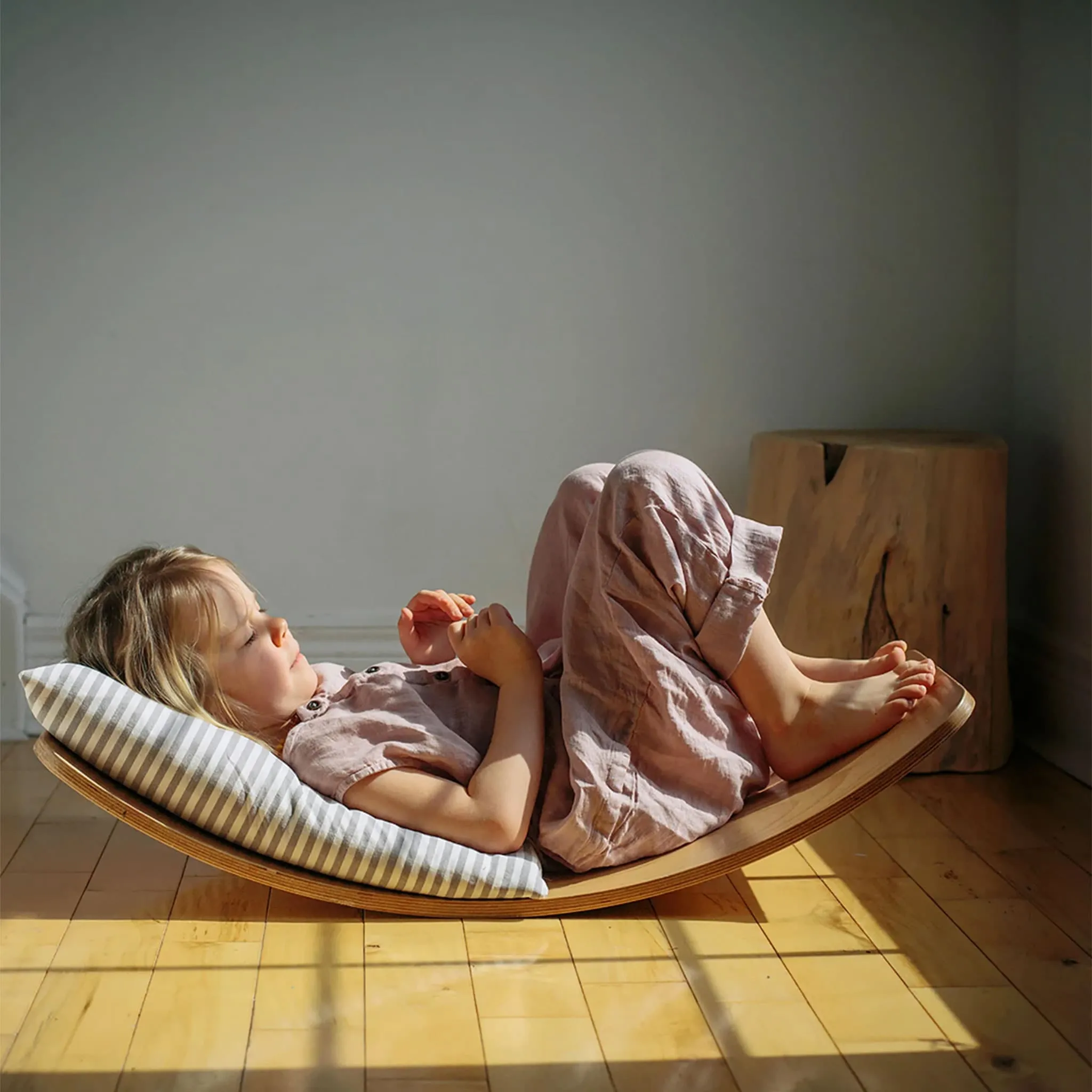 Kinderfeets Planche d'Équilibre en Bois Kinderboard - Naturel