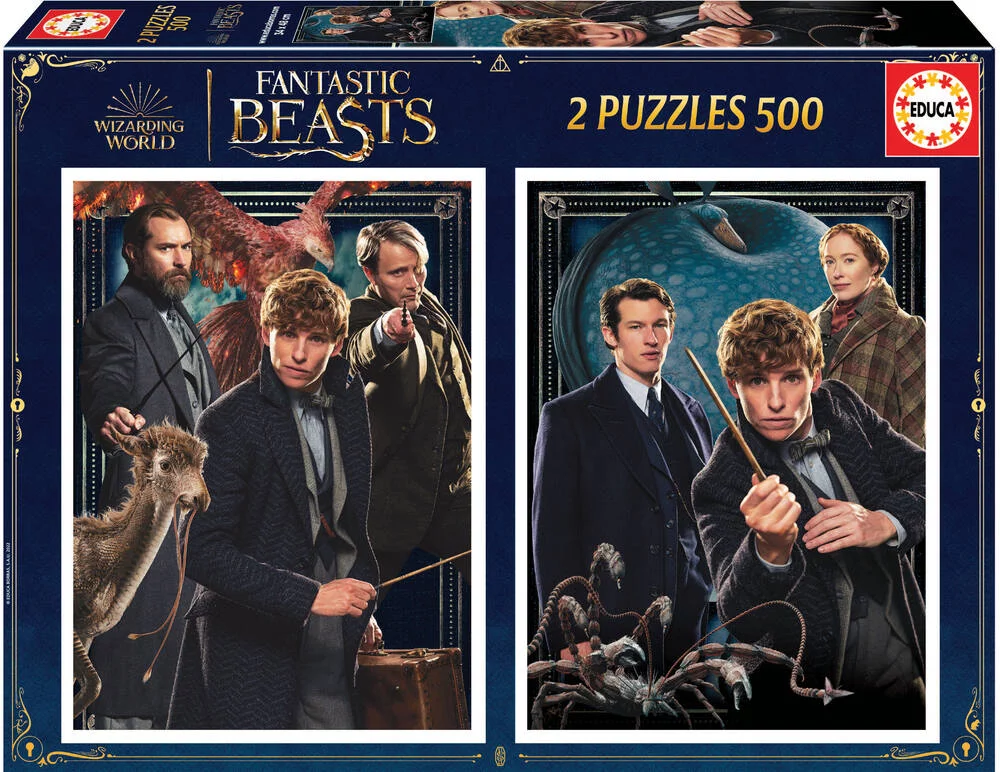 LES ANIMAUX FANTASTIQUES PUZZLE 2 X 500 PIECES