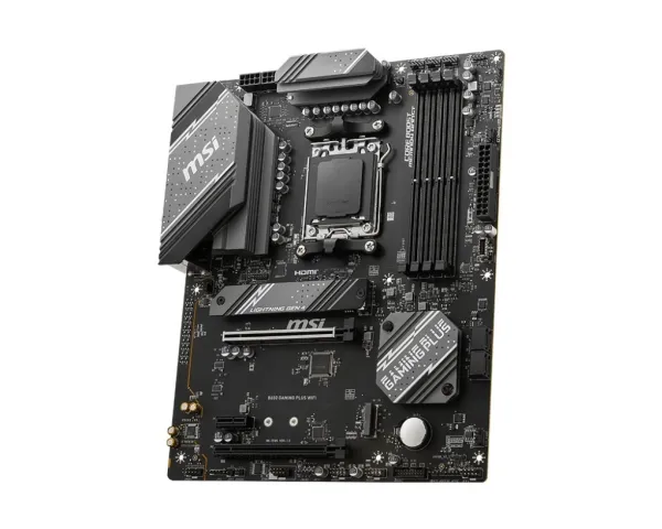 MSI - Bundkort - ATX - Socket AM5 - AMD B650 Chipset - USB 3.2 Gen 1, USB-C 3.2 Gen2, USB 3.2 Gen 2, USB-C 3.2 Gen 2x2 - 2.5 Gigabit LAN, Wi-Fi 6E, Bluetooth - onboard grafik (CPU påkrævet) - HD Audio (8-kanaler)