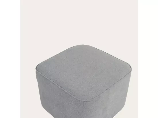Puff tapissée tapissé Gris 60x42