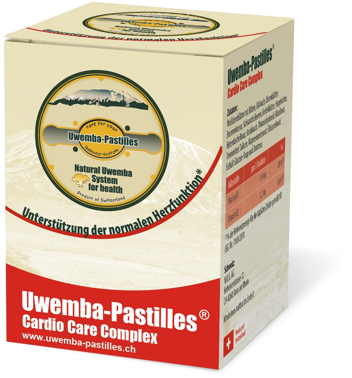 UWEMBA-PASTILLES Cardio Care Complex Pastillen 500 mg Ds 135 Stk
