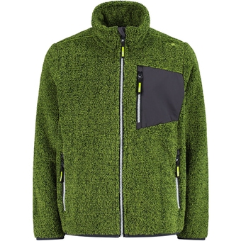 CMP Boys Melange Highloft Fleecejacke Acido / Antracite Kinder