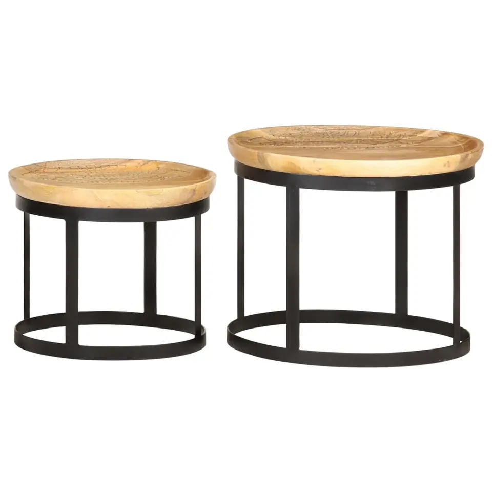 vidaXL - Bijzettafel - Bruin - Hout