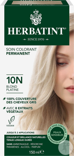 Herbatint Soin Colorant Permanent 10N Blond Platine 1 Kit