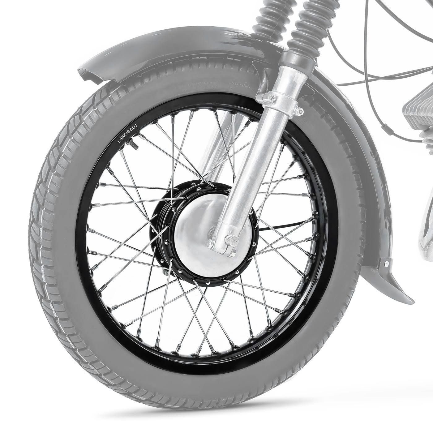Craftride Satteltasche Set 2x Felge 1,85x16 breit Alu für Simson S51 S50 Schwalbe KR51 AF21 s