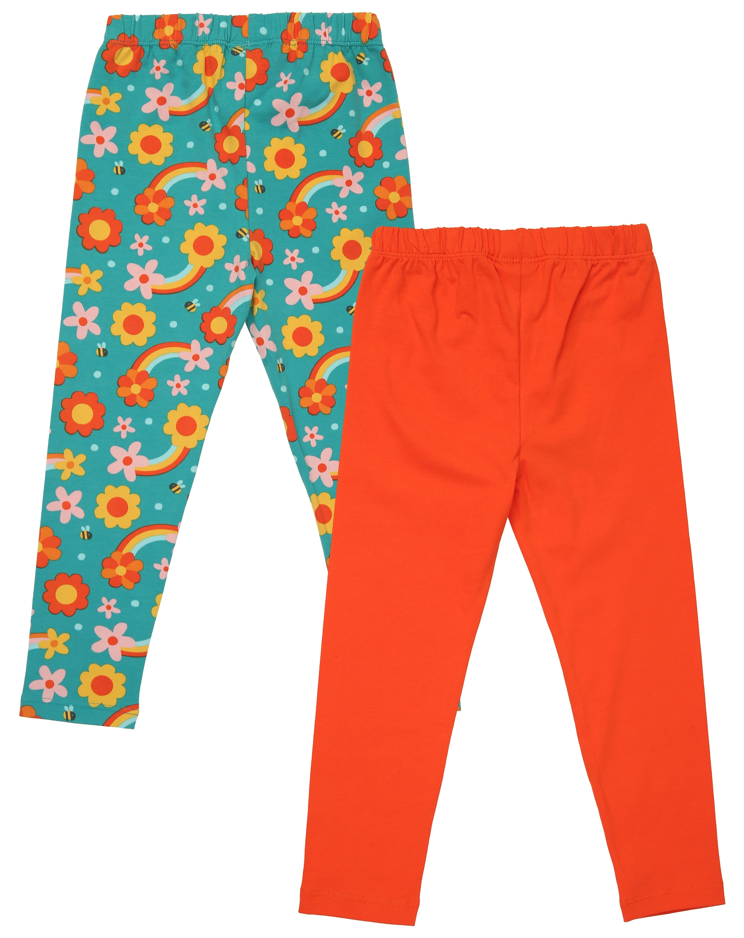 Leggings LIBBY - DAHLIA 2er Pack in türkis/orange