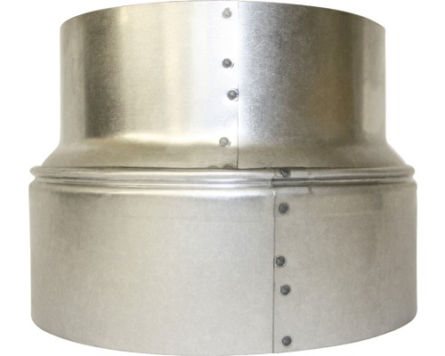 Bertrams kachelpijpverlengstuk Ø 130-150 mm, vuurgealuminiseerd zilver