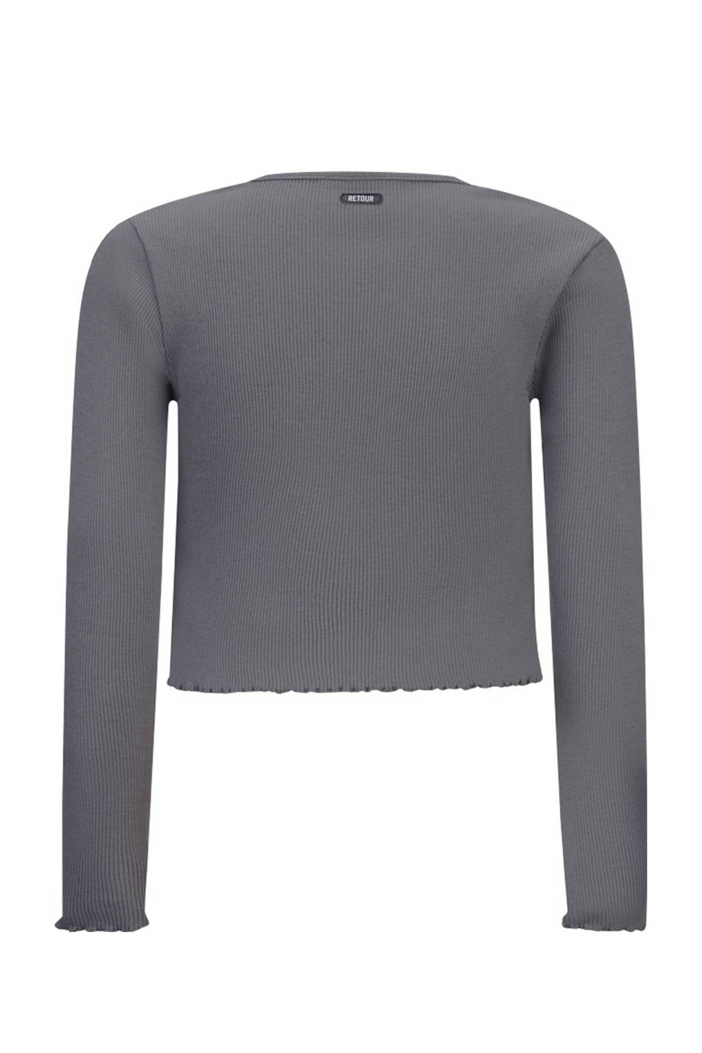 Retour Jeans longsleeve Ida staalgrijs