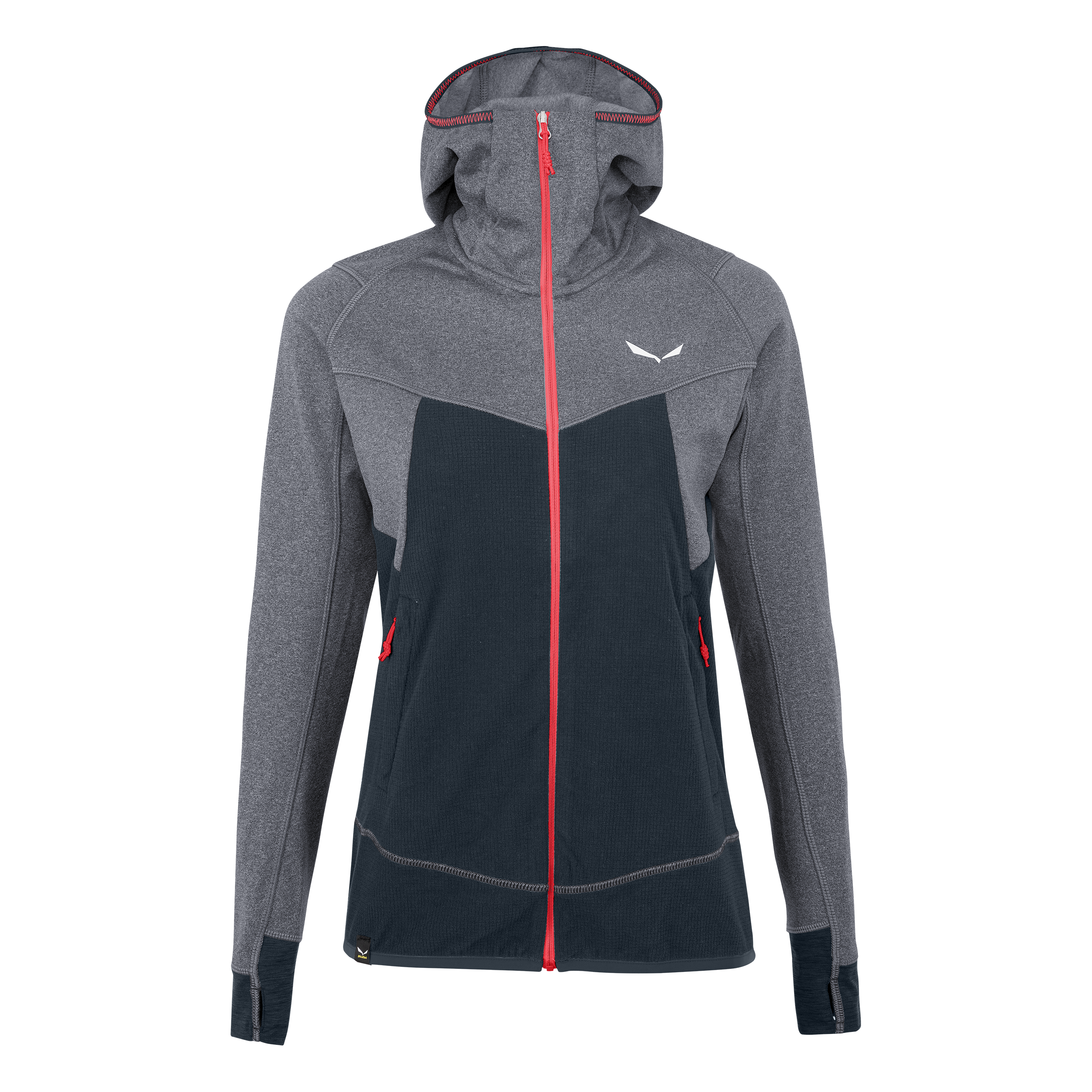 Puez Hybrid Polarlite Damen Fleecejacke Mit Kapuze
