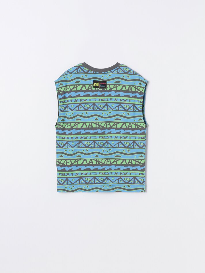 Camiseta sem mangas Mistral x Lefties - Chumbo