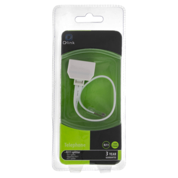 Q-Link telefoon splitter modulair ADSL wit
