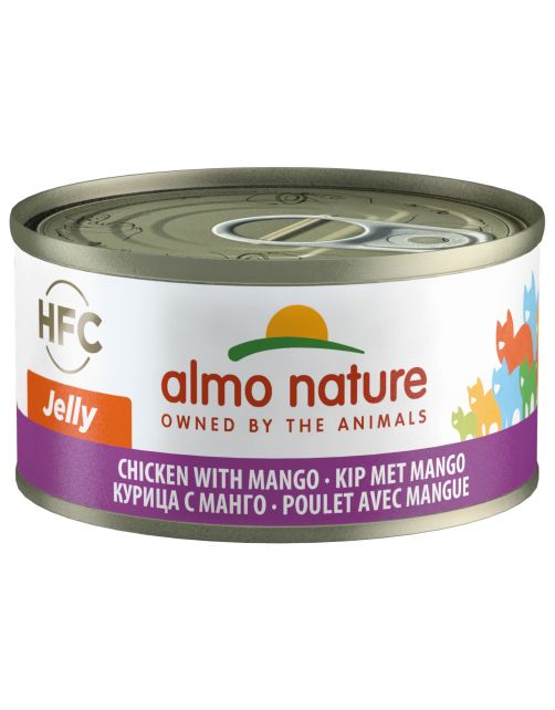 Almo Nature Hfc Cat Jelly Blik - Kattenvoer - Kip Mango 70 g Hfc