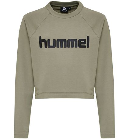 Hummel Sweatshirt - hmlGrace - Støvet  Grøn