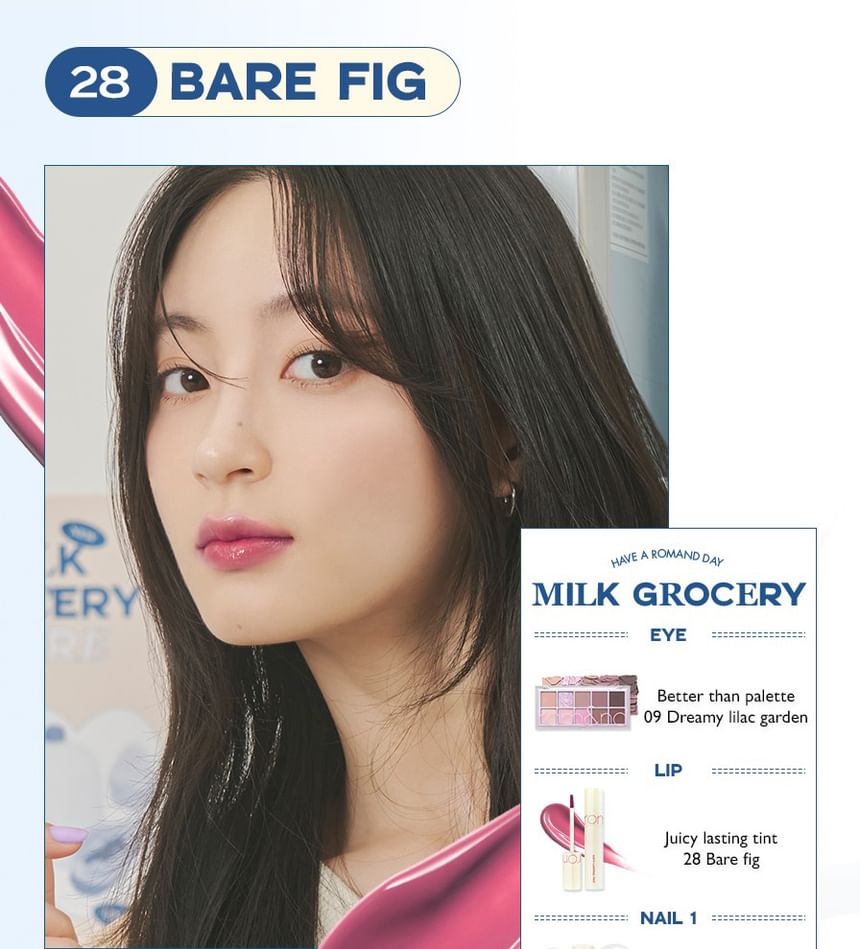 romand - Juicy Lasting Tint Milk Grocery Edition - 2 kleuren